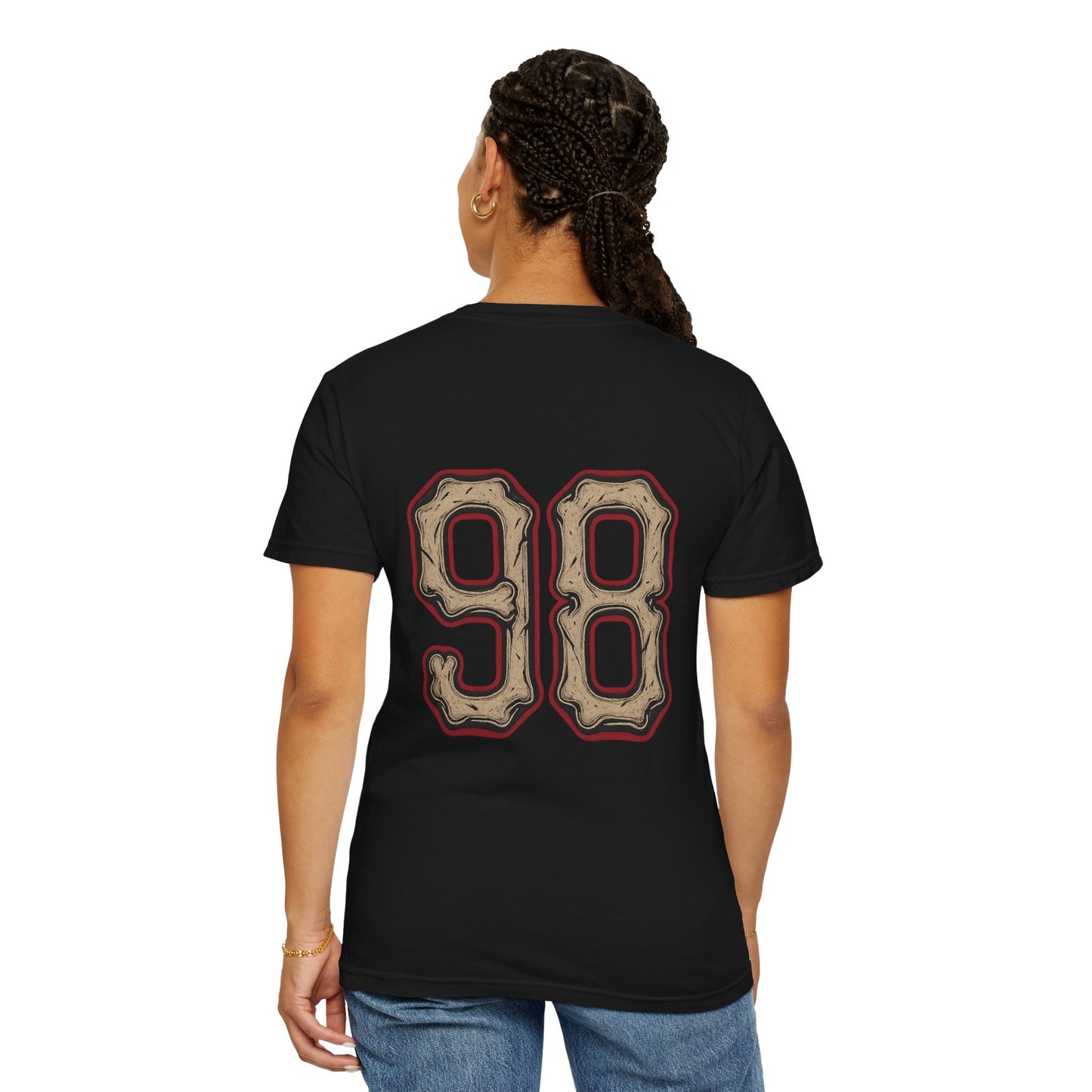 Unisex Puck'n'Roll T-Shirt - Play Loud, Hit Hard - Hockey Skull Design
