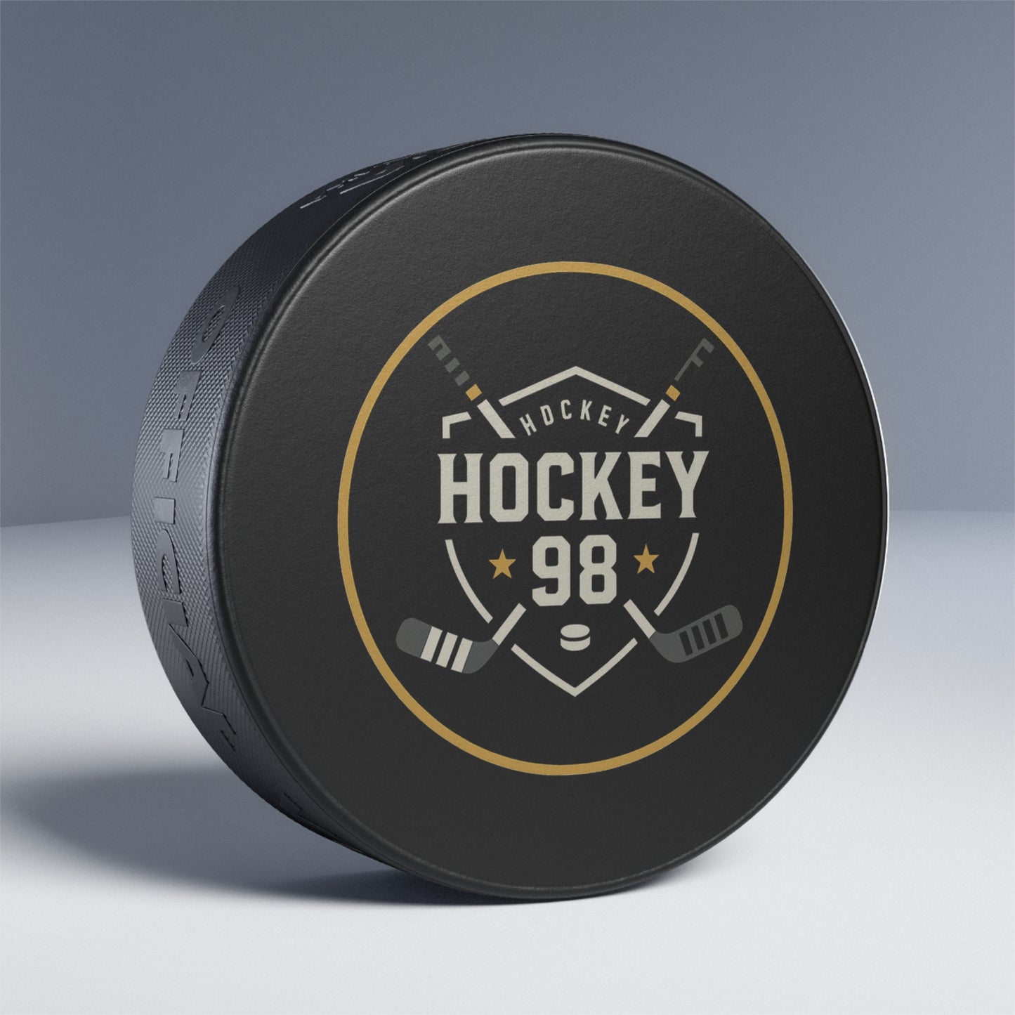 The official Hockey 98 puck