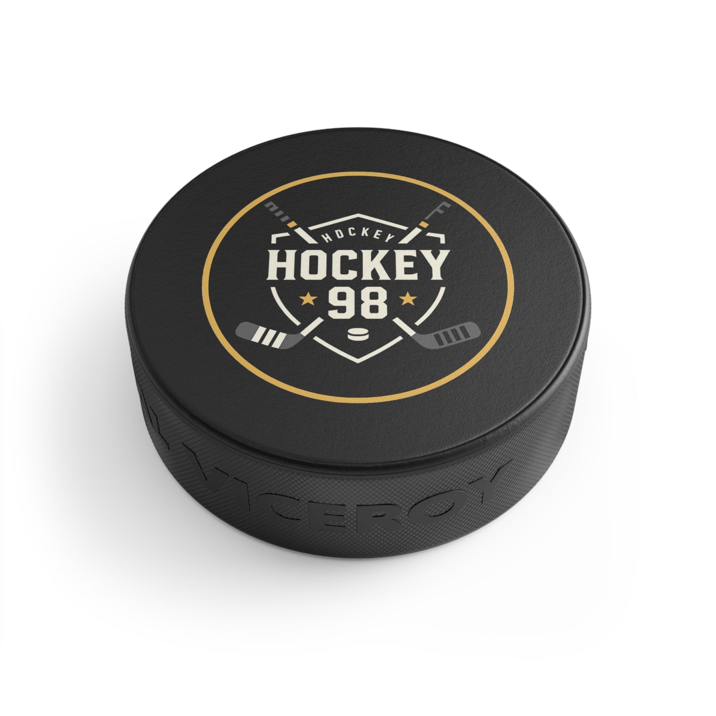 The official Hockey 98 puck