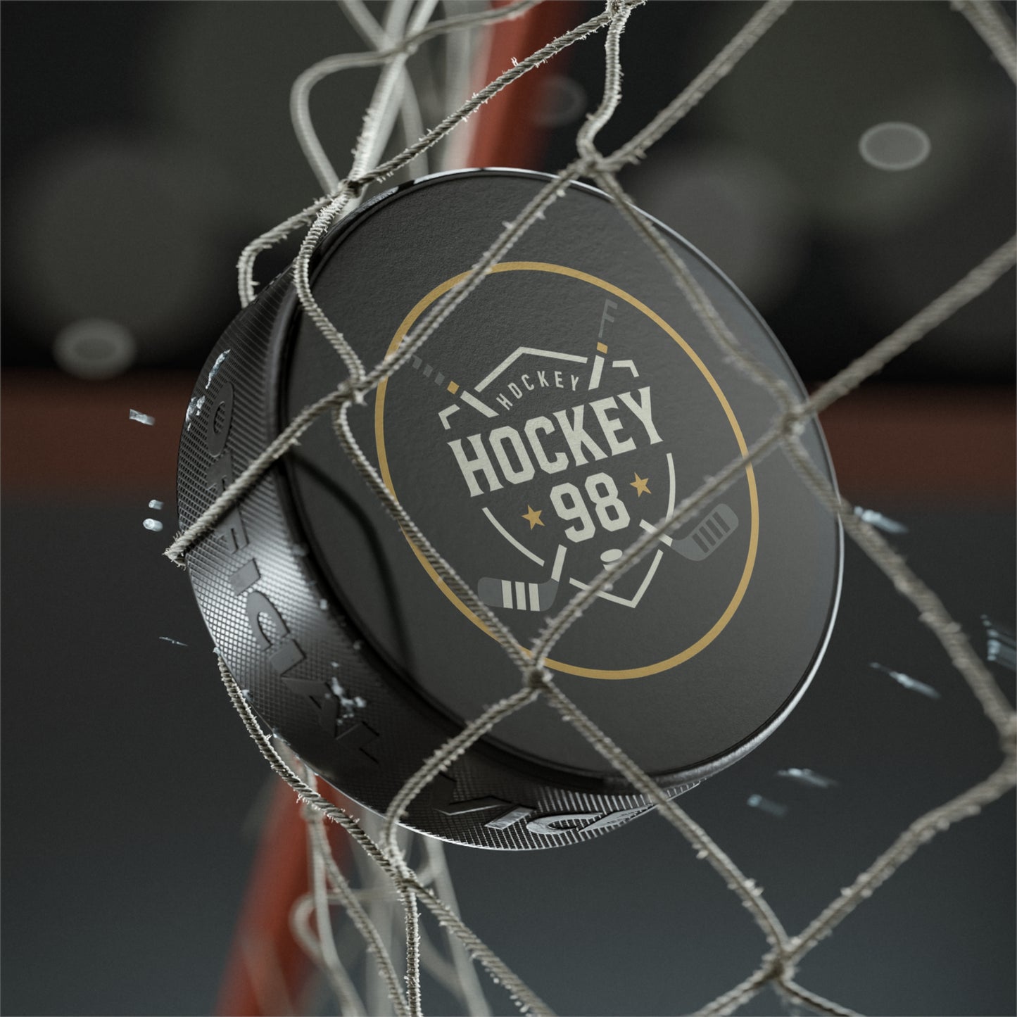 The official Hockey 98 puck