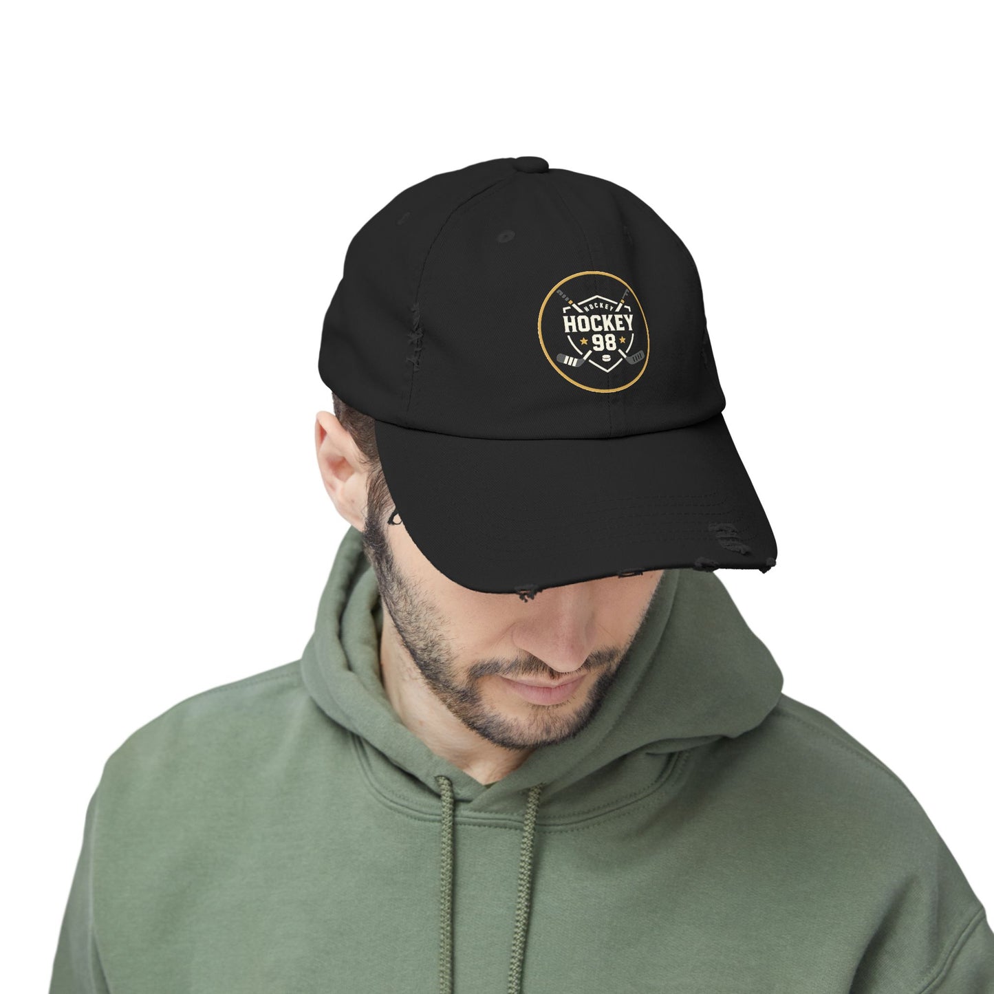 Casquette Vintage Distressed Hockey 98