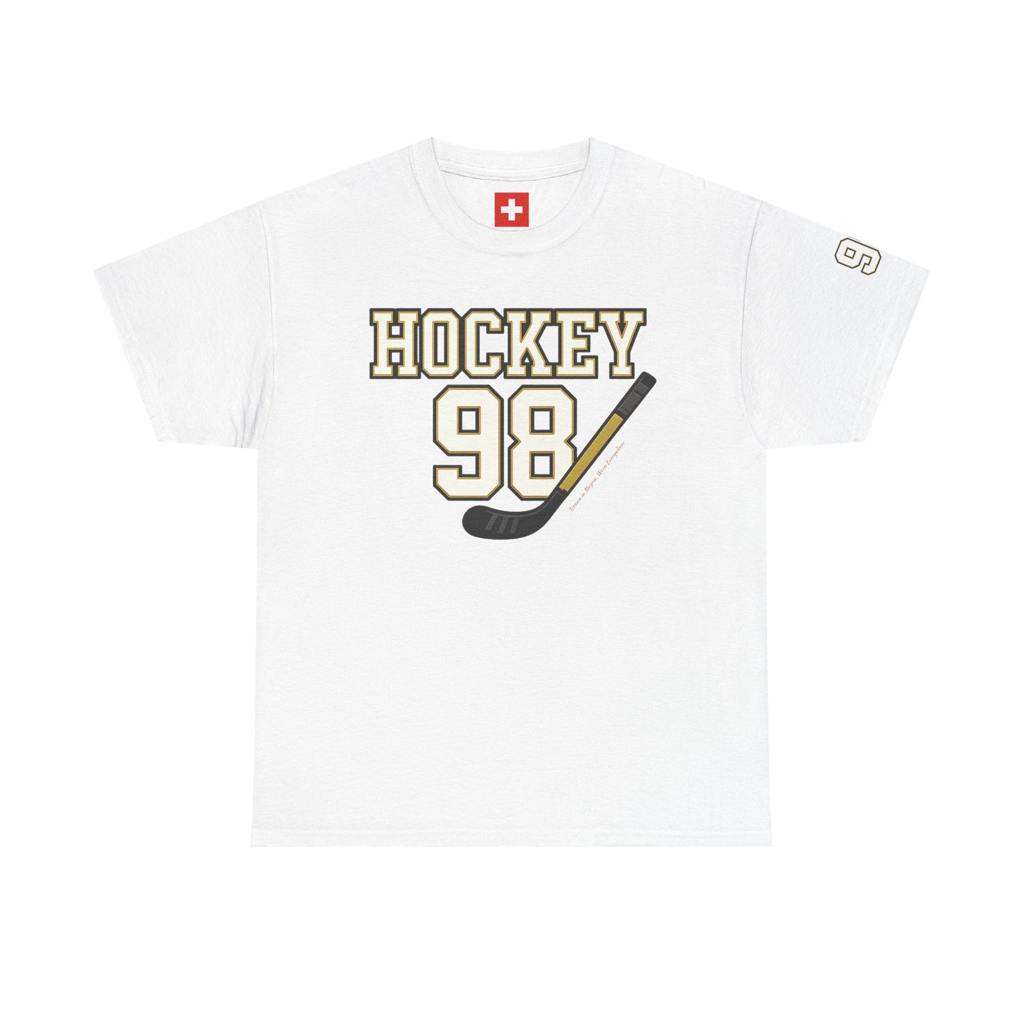 Le T-shirt Blanc Hockey 98 – Édition Limitée