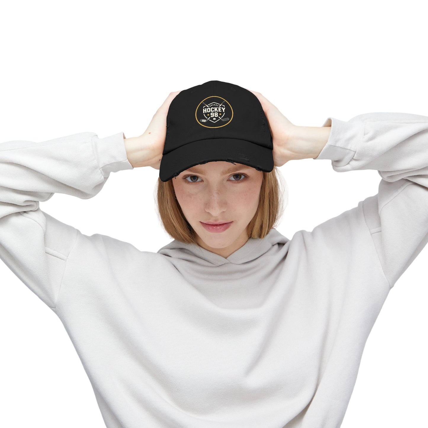 Casquette Vintage Distressed Hockey 98
